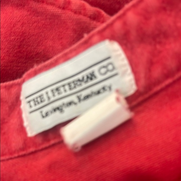 Red Casual Button Down Dress - Picture 5 of 5